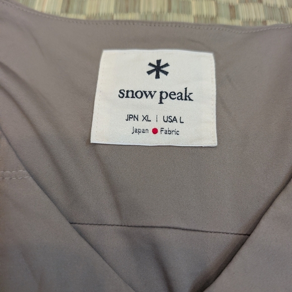 Snow Peak Flexible Insulated Cardigan Beige Men's Size Large - Picture 3 of 8